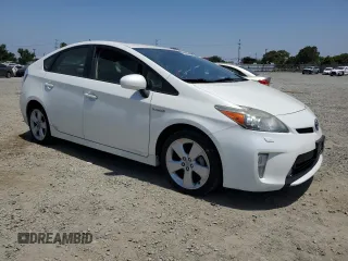 2013 Toyota Prius One with VIN JTDKN3DU1D5627145, listed as a Copart auction lot 62222195 with 197,656 mi miles and Salvage title. Bid and sale history available at DreamBid. Image 4.
