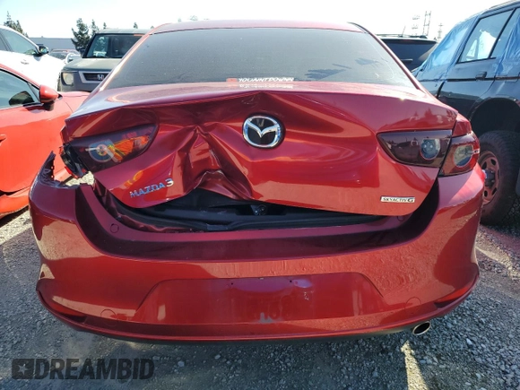 2019 Mazda 3 w/Select with VIN JM1BPACL2K1113526, listed as a Copart auction lot 46502465 with Not Provided miles and Salvage Title. Bid and sale history available at carsss.com. Image 6.