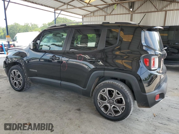 2015 Jeep Renegade Limited with VIN ZACCJBDT7FPB25249, listed as a Copart auction lot 59015645 with 101,602 mi miles and Salvage title. Bid and sale history available at DreamBid. Image 2.