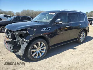 2014 Infiniti QX80 with VIN JN8AZ2NE3E9069203, listed as a Copart auction lot 49429005 with 202,933 mi miles and Clean Title. Bid and sale history available at carsss.com. Image 1.