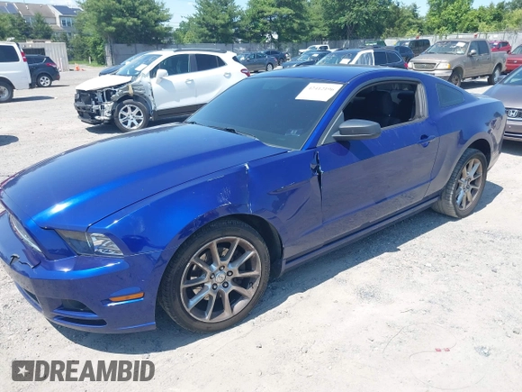 2014 Ford Mustang V6 with VIN 1ZVBP8AM6E5283340, listed as a IAAI auction lot 42412196 with 79,343 mi miles and . Bid and sale history available at DreamBid. Image 2.
