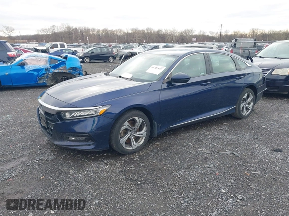 2019 Honda Accord EX-L with VIN 1HGCV2F53KA026202, listed as a IAAI auction lot 41722857 with 100,948 mi miles and . Bid and sale history available at DreamBid. Image 2.