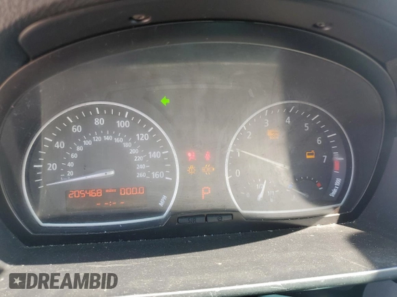 2007 BMW X3 3.0si with VIN WBXPC93437WF14205, listed as a Copart auction lot 59057185 with 205,468 mi miles and Salvage title. Bid and sale history available at DreamBid. Image 9.