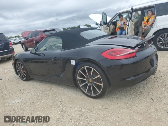 2013 Porsche Boxster S with VIN WP0CB2A86DS134111, listed as a Copart auction lot 74255514 with 0 mi miles and Salvage Title. Bid and sale history available at carsss.com. Image 2.