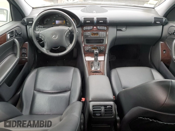 2003 Mercedes-Benz C 230/260/280/320 with VIN WDBRF64J73F321576, listed as a Copart auction lot 75531504 with 36,018 mi miles and Salvage Title. Bid and sale history available at DreamBid. Image 8.
