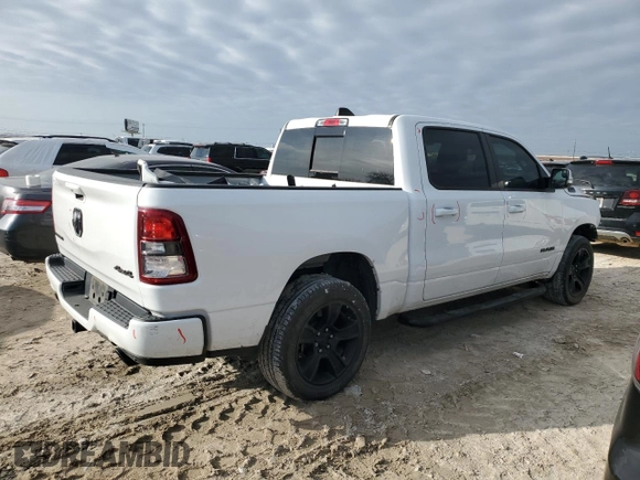 2020 Ram 1500 Big Horn with VIN 1C6SRFFT9LN330916, listed as a Copart auction lot 45037885 with 120,818 mi miles and Salvage Title. Bid and sale history available at carsss.com. Image 3.