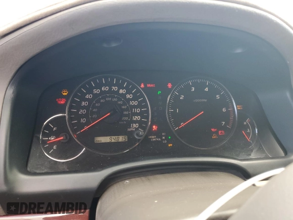 2008 Lexus GX 470 with VIN JTJBT20X680164287, listed as a Copart auction lot 46892755 with 94,815 mi miles and Salvage Title. Bid and sale history available at DreamBid. Image 9.