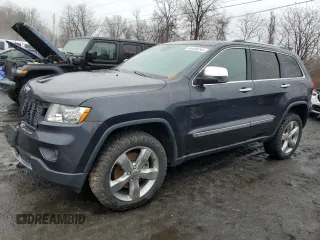 2013 Jeep Grand Cherokee Overland with VIN 1C4RJFCT6DC586933, listed as a Copart auction lot 78383184 with 80,249 mi miles and Salvage Title. Bid and sale history available at carsss.com. Image 1.