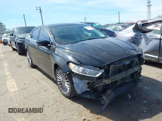 2016 Ford Fusion Titanium with VIN 3FA6P0K92GR398975, listed as a IAAI auction lot 41833353 with 160,131 mi miles and . Bid and sale history available at carsss.com. Image 1.