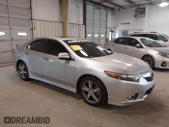 2012 Acura TSX Special Edition with VIN JH4CU2F85CC001625, listed as a IAAI auction lot 41447547 with 95,622 mi miles. Bid and sale history available at carsss.com. Image 1.