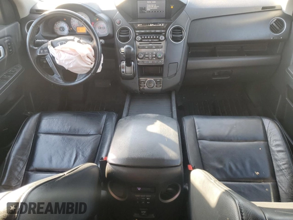 2014 Honda Pilot Touring with VIN 5FNYF4H90EB045332, listed as a Copart auction lot 42993945 with 120,248 mi miles and Salvage Title. Bid and sale history available at DreamBid. Image 8.