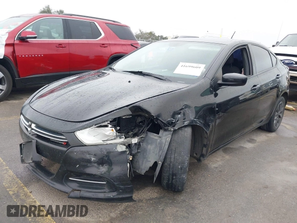 2014 Dodge Dart Aero with VIN 1C3CDFDH2ED854769, listed as a IAAI auction lot 41699609 with 213,815 mi miles and . Bid and sale history available at carsss.com. Image 2.
