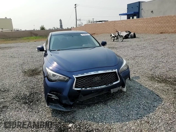 2019 Infiniti Q50 3.0t Signature Edition with VIN JN1EV7APXKM540949, listed as a Copart auction lot 70799224 with 85,408 mi miles and Salvage Title. Bid and sale history available at carsss.com. Image 11.