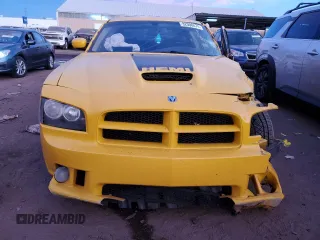 2007 Dodge Charger SRT-8 with VIN 2B3KA73W97H662391, listed as a Copart auction lot 82000474 with 141,721 mi miles and Salvage Title. Bid and sale history available at DreamBid. Image 5.