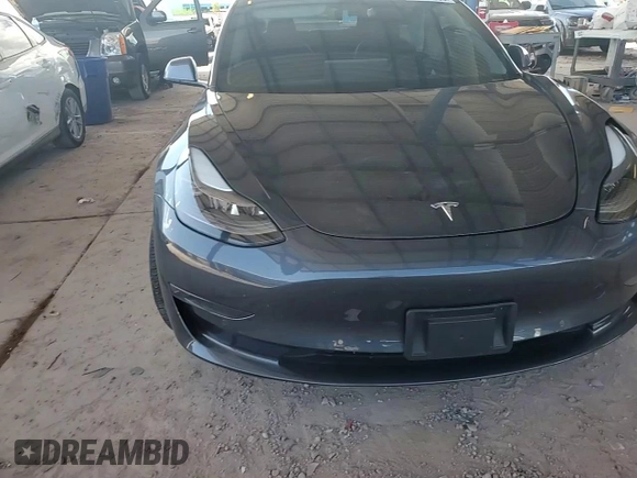 2021 Tesla Model 3 Long Range with VIN 5YJ3E1EB1MF925764, listed as a Copart auction lot 53283255 with 47,432 mi miles and Salvage Title. Bid and sale history available at carsss.com. Image 11.