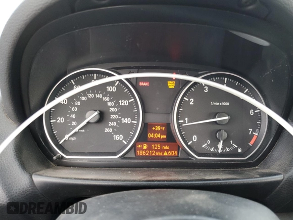 2010 BMW 1 Series 128i with VIN WBAUP9C56AVF46220, listed as a Copart auction lot 42597075 with 186,212 mi miles and Clean Title. Bid and sale history available at DreamBid. Image 11.