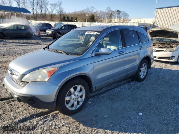 2009 Honda CR-V EX-L with VIN 5J6RE38739L029171, listed as a Copart auction lot 49231145 with 109,534 mi miles and Salvage Title. Bid and sale history available at carsss.com. Image 1.