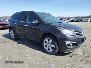 2017 Chevrolet Traverse LT with VIN 1GNKRGKD5HJ185795, listed as a Copart auction lot 50082545 with 96,981 mi miles and Salvage Title. Bid and sale history available at DreamBid. Image 4.