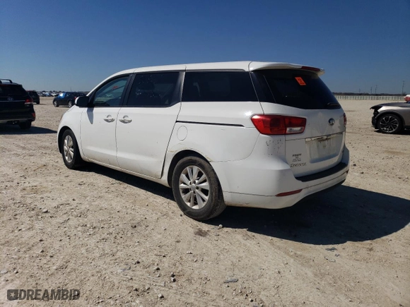 2017 Kia Sedona LX with VIN KNDMB5C11H6230605, listed as a Copart auction lot 46630485 with 220,209 mi miles and Clean Title. Bid and sale history available at carsss.com. Image 2.