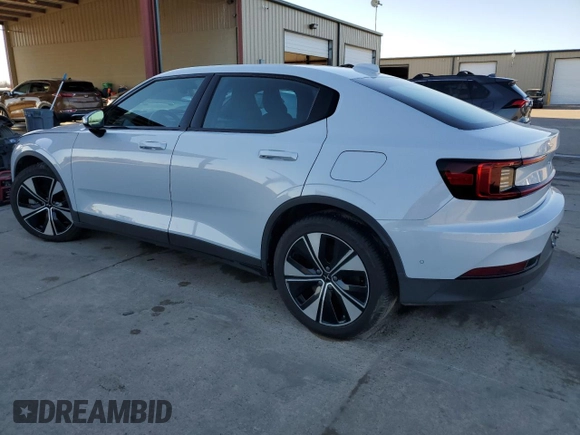 2023 Polestar 2 with VIN YSMED3KA9PL144418, listed as a Copart auction lot 46373155 with Not Provided miles and Salvage Title. Bid and sale history available at carsss.com. Image 2.