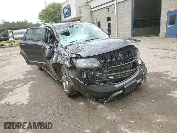 2017 Dodge Journey Crossroad Plus with VIN 3C4PDCGB1HT677410, listed as a Copart auction lot 53134325 with 204,531 mi miles and Salvage title. Bid and sale history available at DreamBid. Image 12.