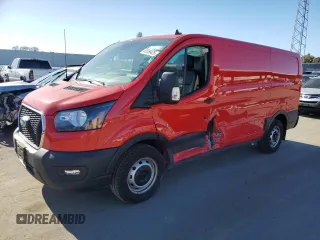 2024 Ford Transit Cargo with VIN 1FTYE1Y85RKA14658, listed as a Copart auction lot 47059425 with 8,418 mi miles and Clean Title. Bid and sale history available at carsss.com. Image 1.