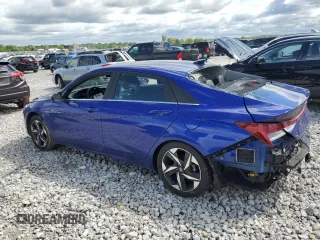 2023 Hyundai Elantra Limited z VIN KMHLN4AJ8PU061673, wystawiony jako Copart lot #57756205 z przebiegiem 40 103 mil mil oraz Nie do naprawy • Non repairable. Historia ofert i sprzedaży dostępna na DreamBid. Obrazek 2.