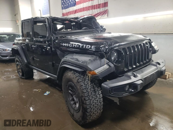 2023 Jeep Wrangler Sport Altitude with VIN 1C4HJXDG6PW635120, listed as a Copart auction lot 77864744 with 31,830 mi miles and Salvage Title. Bid and sale history available at DreamBid. Image 4.