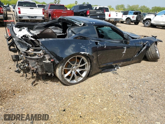 2019 Chevrolet Corvette Z06 2LZ z VIN 1G1YS2D65K5603161, wystawiony jako Copart lot #50962845 z przebiegiem 4 648 mil mil oraz Szkoda całkowita • Salvage title. Historia ofert i sprzedaży dostępna na DreamBid. Obrazek 3.