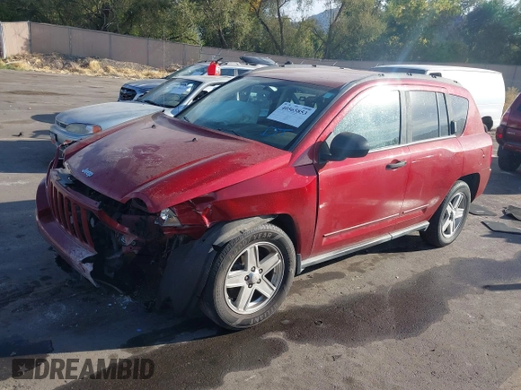 2008 Jeep Compass Sport with VIN 1J8FF47W78D787200, listed as a IAAI auction lot 40565853 with 153,500 mi miles and . Bid and sale history available at DreamBid. Image 18.
