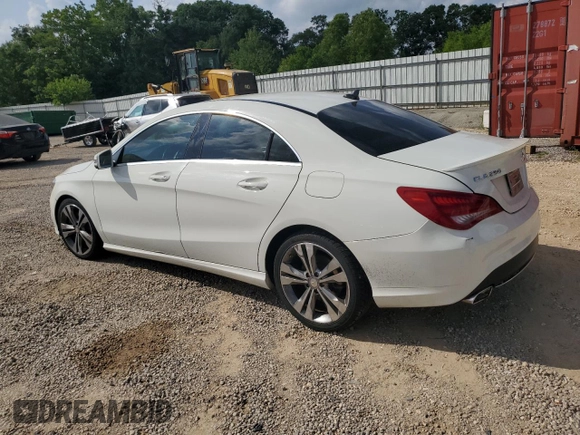 2014 Mercedes-Benz CLA 250 with VIN WDDSJ4EB4EN105826, listed as a Copart auction lot 56993945 with 123,317 mi miles and Salvage title. Bid and sale history available at DreamBid. Image 2.