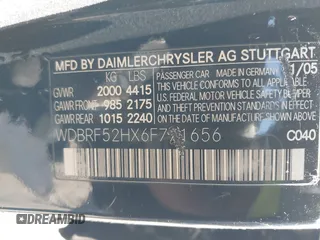 2006 Mercedes-Benz C 230 Sport z VIN WDBRF52HX6F771656, wystawiony jako IAAI lot #41603560 z przebiegiem 134 712 mil mil oraz . Historia ofert i sprzedaży dostępna na DreamBid. Obrazek 9.