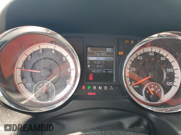 2011 Dodge Grand Caravan Crew with VIN 2D4RN5DG5BR755153, listed as a Copart auction lot 54404625 with 140,307 mi miles and Salvage Title. Bid and sale history available at DreamBid. Image 9.