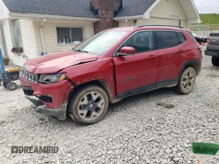 2021 Jeep Compass Limited with VIN 3C4NJDCB0MT572749, listed as a Copart auction lot 59844945 with 105,049 mi miles and Salvage title. Bid and sale history available at DreamBid. Image 1.
