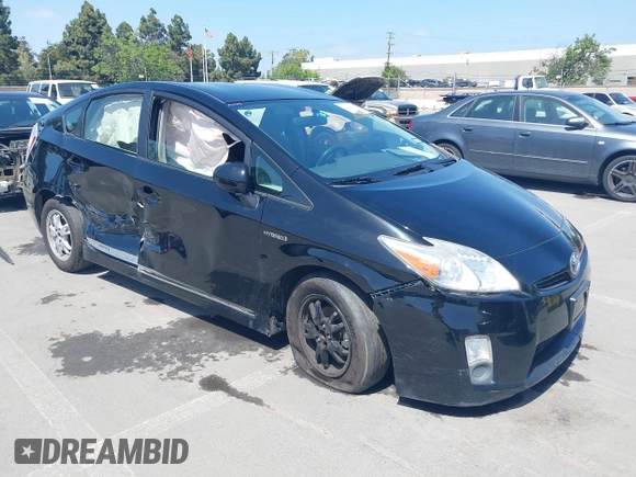 2011 Toyota Prius I with VIN JTDKN3DU3B1383339, listed as a IAAI auction lot 42086995 with 246,239 mi miles. Bid and sale history available at carsss.com. Image 1.