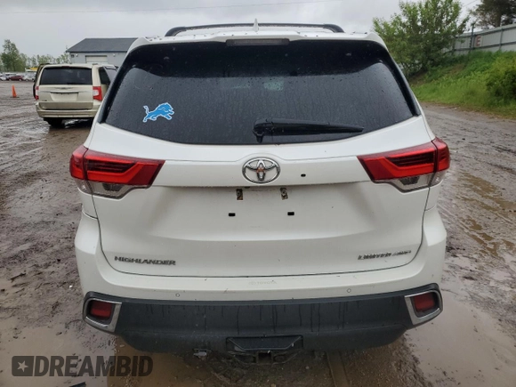 2018 Toyota Highlander Limited с VIN 5TDDZRFH0JS895562, выставлен на аукционе Copart как лот 58126235 с пробегом Не указан миль и Чистый • Clean title. История ставок и продаж доступна на DreamBid. Изображение 6.