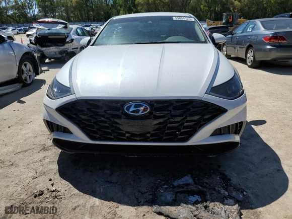 2020 Hyundai Sonata SEL with VIN 5NPEF4JA6LH021557, listed as a Copart auction lot 49854125 with 55,684 mi miles and Non Repairable. Bid and sale history available at carsss.com. Image 5.