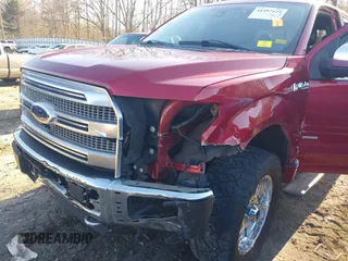 2015 Ford F-150 XLT with VIN 1FTEW1EG9FFA66343, listed as a IAAI auction lot 41497429 with 105,013 mi miles. Bid and sale history available at carsss.com. Image 6.