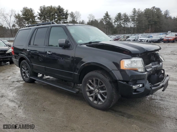 2017 Ford Expedition Limited with VIN 1FMJU2AT7HEA43404, listed as a Copart auction lot 47192825 with 106,083 mi miles and Salvage Title. Bid and sale history available at carsss.com. Image 4.