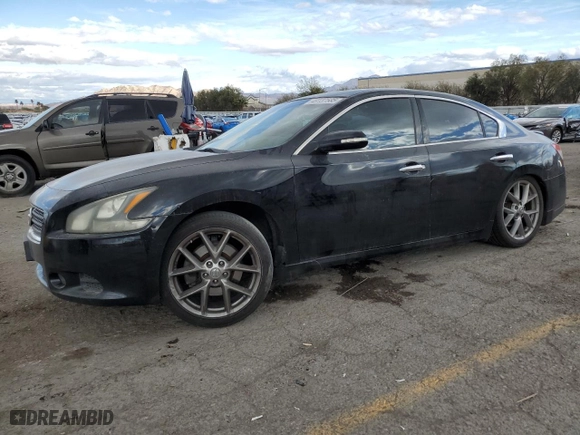 2011 Nissan Maxima 3.5 S with VIN 1N4AA5AP5BC827347, listed as a Copart auction lot 49137585 with 184,801 mi miles and Salvage Title. Bid and sale history available at carsss.com. Image 1.