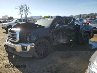 2015 GMC Sierra 1500 SLE z VIN 3GTP1UEC8FG357033, wystawiony jako Copart lot #44689205 z przebiegiem Nie podano mil oraz Szkoda całkowita • Salvage title. Historia ofert i sprzedaży dostępna na DreamBid. Obrazek 1.