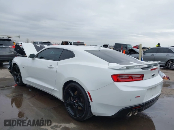 2018 Chevrolet Camaro 2SS with VIN 1G1FH1R79J0152443, listed as a IAAI auction lot 41441751 with 52,384 mi miles and . Bid and sale history available at DreamBid. Image 3.