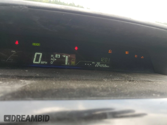 2012 Toyota Prius Two z VIN JTDZN3EU6C3144144, wystawiony jako Copart lot #60784835 z przebiegiem 224 268 mil mil oraz Czysty tytuł • Clean title. Historia ofert i sprzedaży dostępna na DreamBid. Obrazek 9.