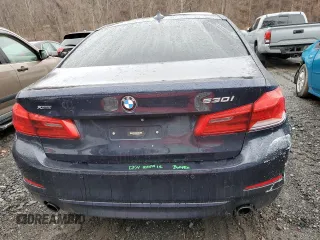 2017 BMW 5 Series 530i xDrive with VIN WBAJA7C31HG905931, listed as a Copart auction lot 50014175 with 107,630 mi miles and Salvage Title. Bid and sale history available at carsss.com. Image 6.