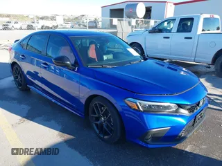 2024 Honda Civic Si with VIN 2HGFE1E55RH474185, listed as a IAAI auction lot 41248071 with 13,498 mi miles and . Bid and sale history available at DreamBid. Image 1.