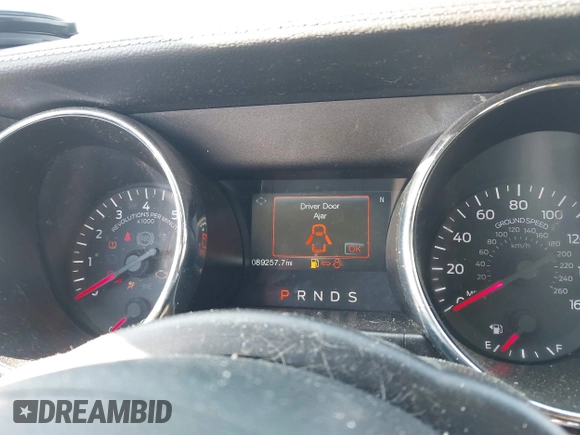 2015 Ford Mustang V6 with VIN 1FA6P8AM3F5361567, listed as a IAAI auction lot 41848483 with 89,257 mi miles and . Bid and sale history available at DreamBid. Image 15.