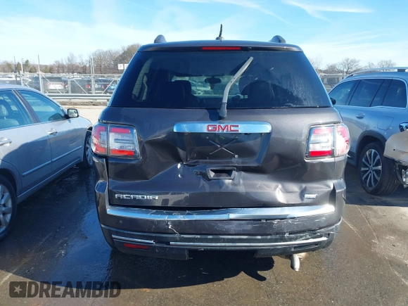 2016 GMC Acadia SLT with VIN 1GKKRRKD9GJ277158, listed as a IAAI auction lot 41581612 with 140,026 mi miles. Bid and sale history available at carsss.com. Image 6.
