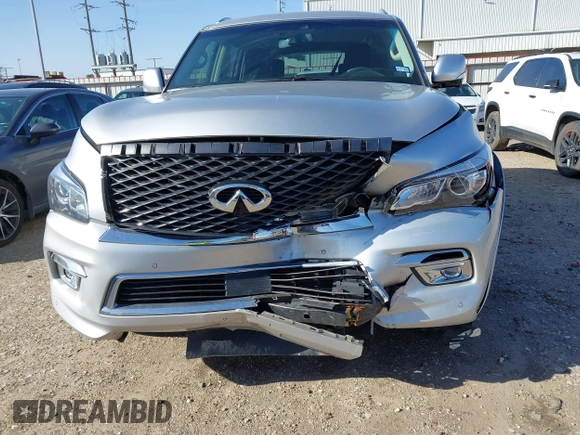 2017 Infiniti QX80 z VIN JN8AZ2NE5H9159392, wystawiony jako IAAI lot #41666185 z przebiegiem 42 482 mil mil oraz . Historia ofert i sprzedaży dostępna na DreamBid. Obrazek 6.