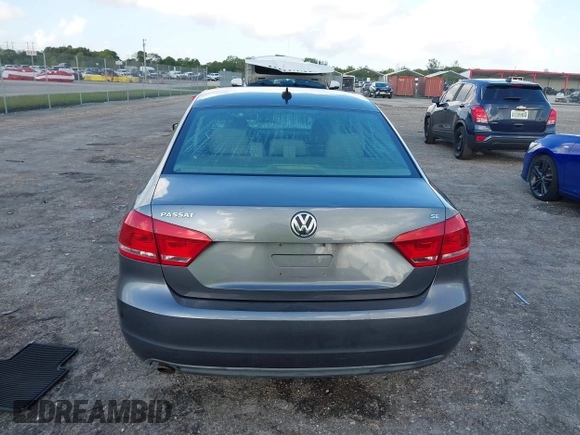 2013 Volkswagen Passat SE w/Sunroof & Nav with VIN 1VWBP7A35DC038217, listed as a IAAI auction lot 41944193 with 102,767 mi miles. Bid and sale history available at carsss.com. Image 16.