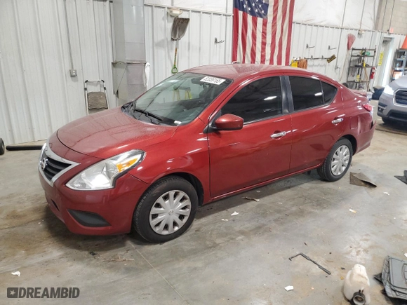 2016 Nissan Versa SV with VIN 3N1CN7AP6GL886053, listed as a Copart auction lot 52039165 with 88,264 mi miles and Non Repairable. Bid and sale history available at carsss.com. Image 1.